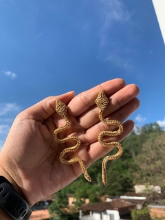 Aretes serpiente