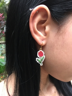 Aretes mini rosas