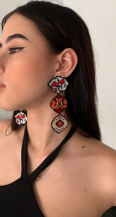 Aretes de rosas