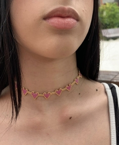 Collar corazones