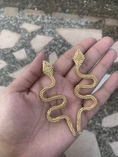 Aretes serpiente - comprar online