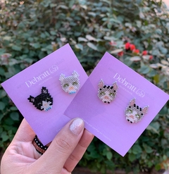 aretes de gatitos personalizados