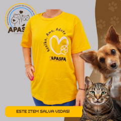 Imagem do CAMISETA APASFA - 100% EM BENEFÍCIO DA CAUSA ANIMAL