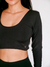 Cropped Manga Longa - comprar online