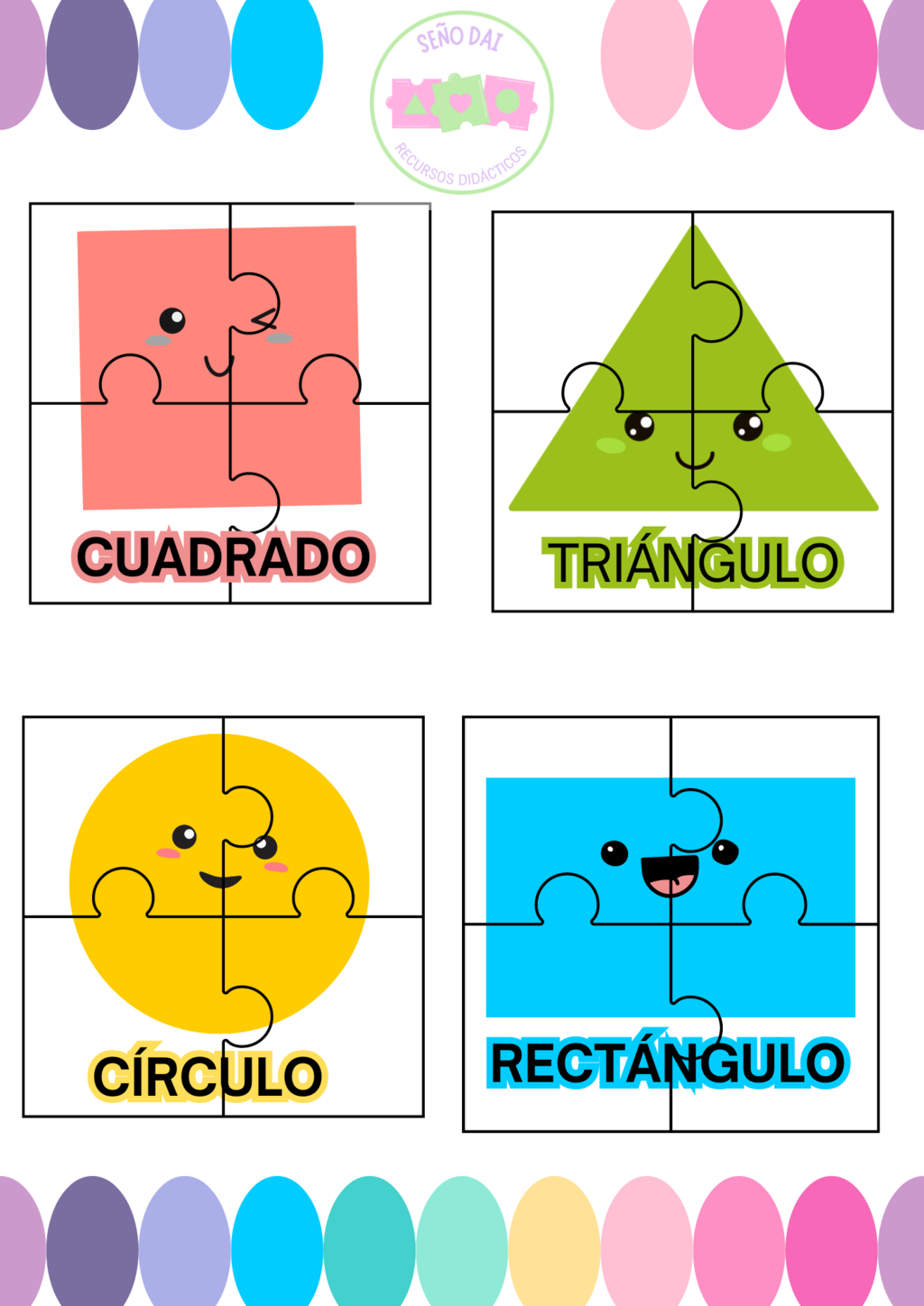 Rompecabezas de formas geometricas best sale
