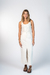 Saia midi com fenda Carla Off- White