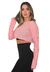 Blusa Cropped Dry Rosa na internet