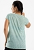 Blusa de tela com manga curta - Verde - comprar online