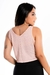 Blusa Regata com detalhes em tela - Rosa - comprar online