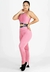 Conjunto Calça Legging Cintura Alta + Cropped Alcinha - Rosa - loja online