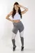 Conjunto Fitness Legging com Detalhes Assimétricos + Top tomara que Caia + Regata em Tela Dry