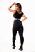 Calça Legging Preta + Cropped Regata Conjunto Fitness na internet