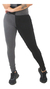 Calça2 Cores Legging Fitness Mescla Com Preto