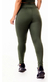 Calça Verde Militar Cintura Alta Legging Fitness Academia - comprar online