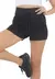 Short Fitness Academia Cintura Alta Liso com Cadarço e Bolso Fake - Preto