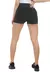 Short Fitness Academia Cintura Alta Liso com Cadarço e Bolso Fake - Preto - comprar online