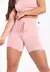 Short Fitness Cintura Alta Com Cadarço Fake - Rosa