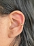 Piercing Fake Bolinhas Amassadas ouro