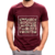 Camiseta Bebida alfabeto malha pv vinho