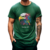 Camiseta Isaías 40 algodão verde militar