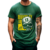 Camiseta Caveira #18 algodão verde militar