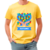 Camiseta Autismo 03 algodão fio 30 amarelo