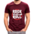 Camiseta Rock & Roll 02 malha pv vinho