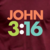 Camiseta John 3:16 malha pv vinho - comprar online