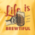 Camiseta Like is brewtiful malha pv amarelo ouro - comprar online