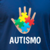 Camiseta Autismo 04 algodão fio 30 azul royal - comprar online