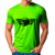 Camiseta Caveira #15 malha pv verde neon