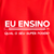 Camiseta Eu ensino ... malha pv vermelho - comprar online