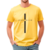 Camiseta Jesus Cristo algodão amarelo