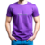 Camiseta Em tudo seja grande malha pv roxo