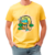 Camiseta Cheers algodão fio 30 amarelo