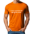 Camiseta Construindo meu império malha pv laranja neon