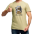 Camiseta Dog's space, hello human malha pv caqui