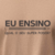 Camiseta Eu ensino ... algodão bege - comprar online