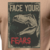 Camiseta Face your fears algodão bege - comprar online