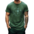 Camiseta Word algodão verde militar