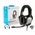 HP Headset Gamer H220GS Preto Com Microfone Driver de 40mm USB com Iluminação LED Áudio Estéreo 7.1 Sounround cabo de 190 cm e conexão USB 8AA07AA - Mania Center - A Loja Pra Todas as suas Manias