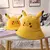 Imagem do Anime Pikachu Bucket Hat, aba larga, bonito dos desenhos animados Bucket Hat, Fi