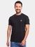 Camiseta Masculina Camisa Bordada - Tamanho GG Preto