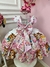 Vestido Infantil Bela e a Fera Baby 3D Super Luxo