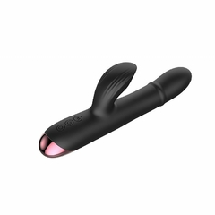 Imagem do VIBRADOR DE PONTO G E CLITORIS COM TRAPPING - SOBE E DESCE DE ANEL