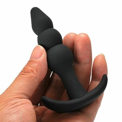 PLUG ANAL DE SILICONE ESCALONADO - comprar online