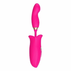 VIBRADOR BOCA DE PULSAÇÃO COM DEDILHAR - Donna da Noite Sex Shop Lingerie