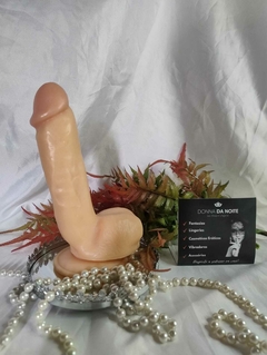 PENIS REALÍSTICO MAÇICO C/ ESCROTO - Donna da Noite Sex Shop Lingerie