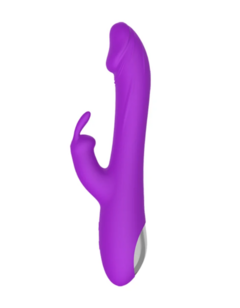 VIBRADOR DE PONTO G COM ESTIMULADOR RABBIT - comprar online