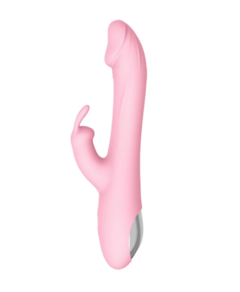 VIBRADOR DE PONTO G COM ESTIMULADOR RABBIT - loja online